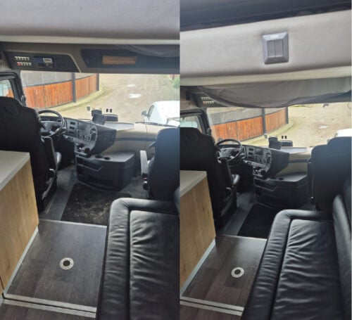 camper interieur reiniging